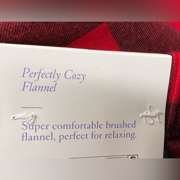 Women's Perfectly Cozy Flannel Plaid Pajama Pants - Stars Above - Picture 7 of 8